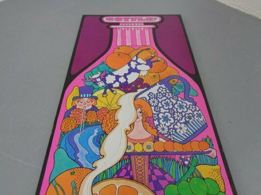 photo furniture Psychedelic Jrm Tinprint Metal Picture By Ivan Ripley, 1960s