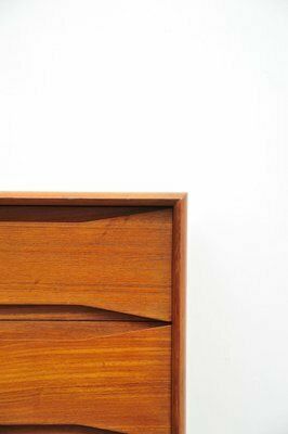 Danish Teak Chest Of Drawers From Dyrlund photo vintage