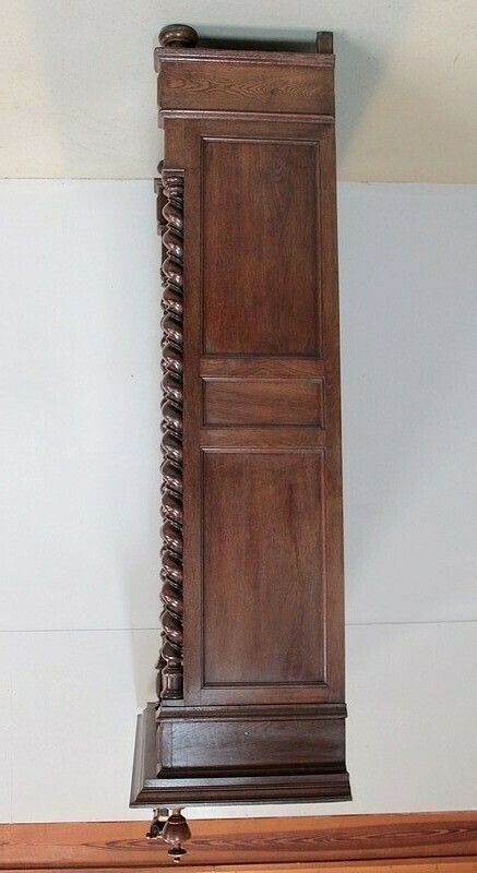 2050.73 Wardrobe 1 Door Ice Oak Louis XIII Style photo