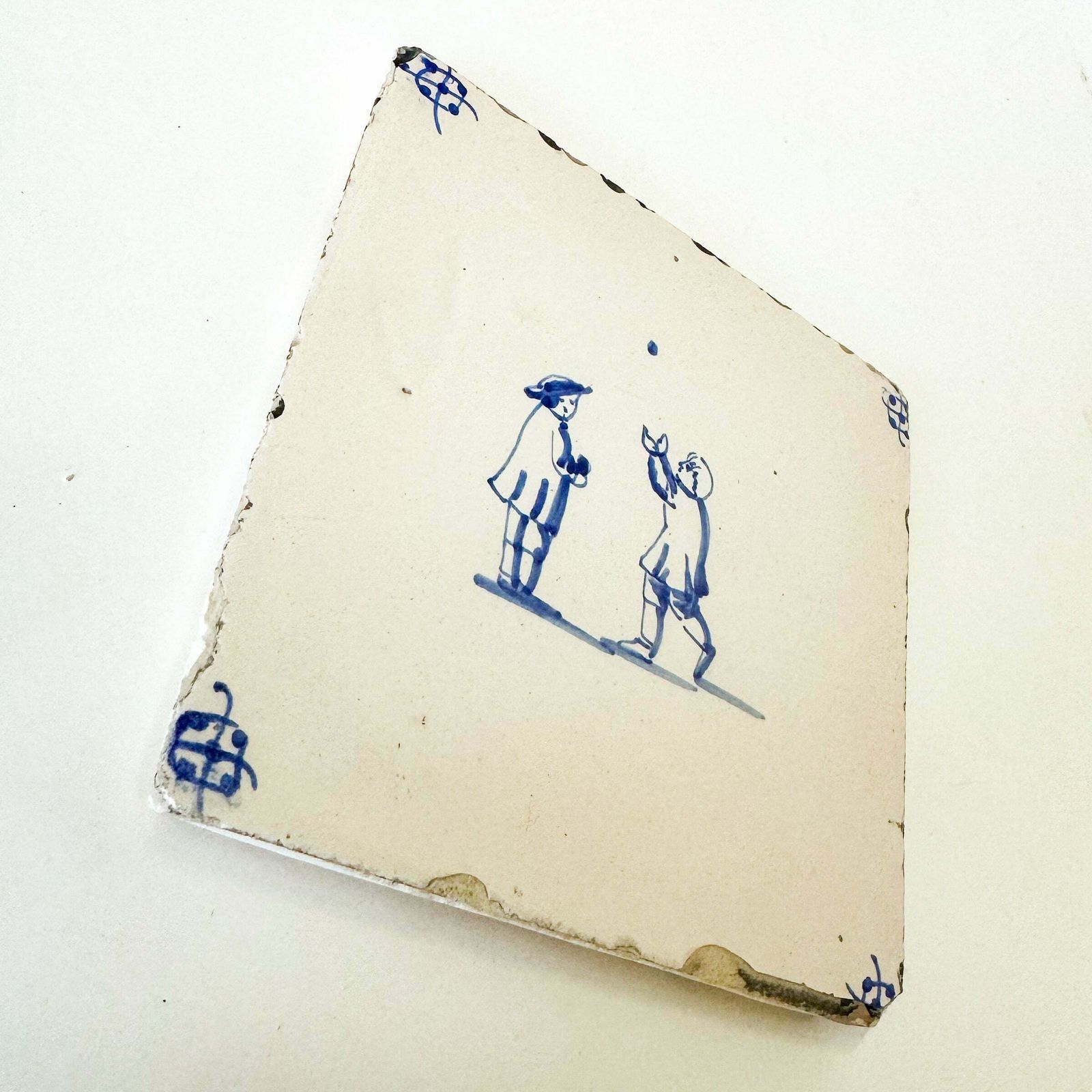 photo vinterior Set Of 6 Antique 18th Century Dutch Delft Tiles