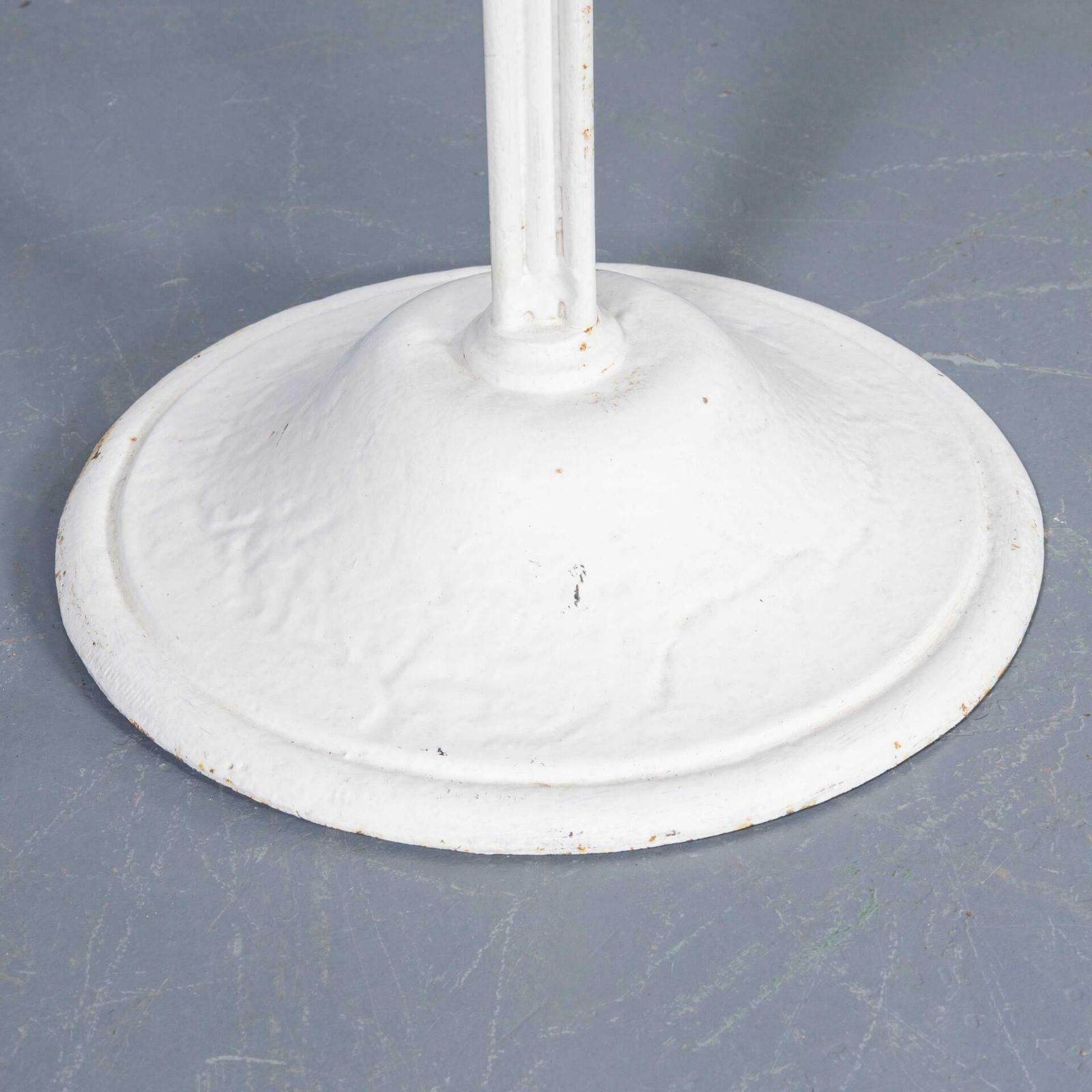 1950’s French Metal Tripod Base Outdoor Small Gueridon Table photo vintage