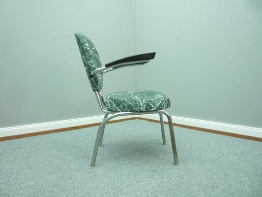 Mid Century Tubular Steel Armchair From Drabert, 1960s photo 219.0