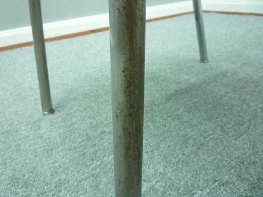 photo for sale Mid Century Tubular Steel Armchair From Drabert, 1960s