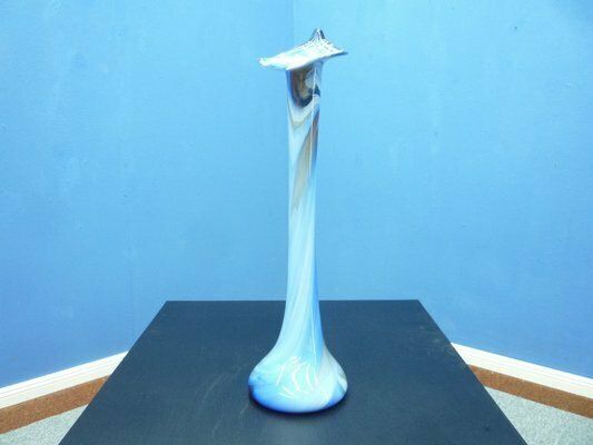 Hand Blown Glass Vase From Obersdorfer Glashütte, 1970s