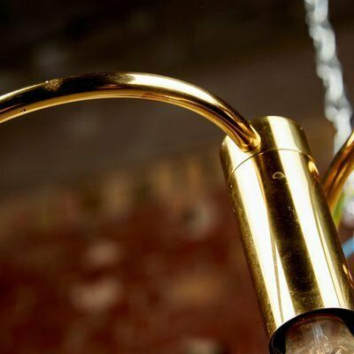 photo for sale Brass Chandelier By Hans Wilfried Hegger For Cosack, 1970s