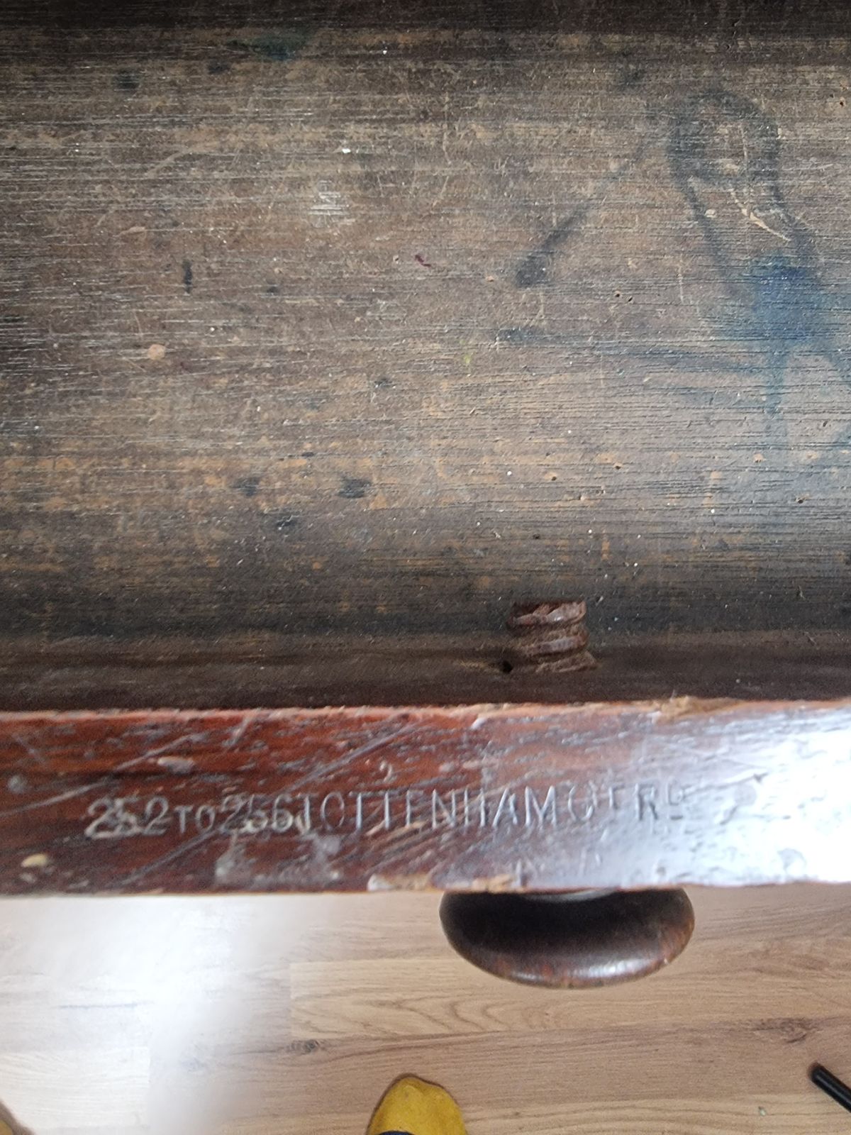 Victorian Holland & Sons Mahogany Writing Table Brass Castors photo buy