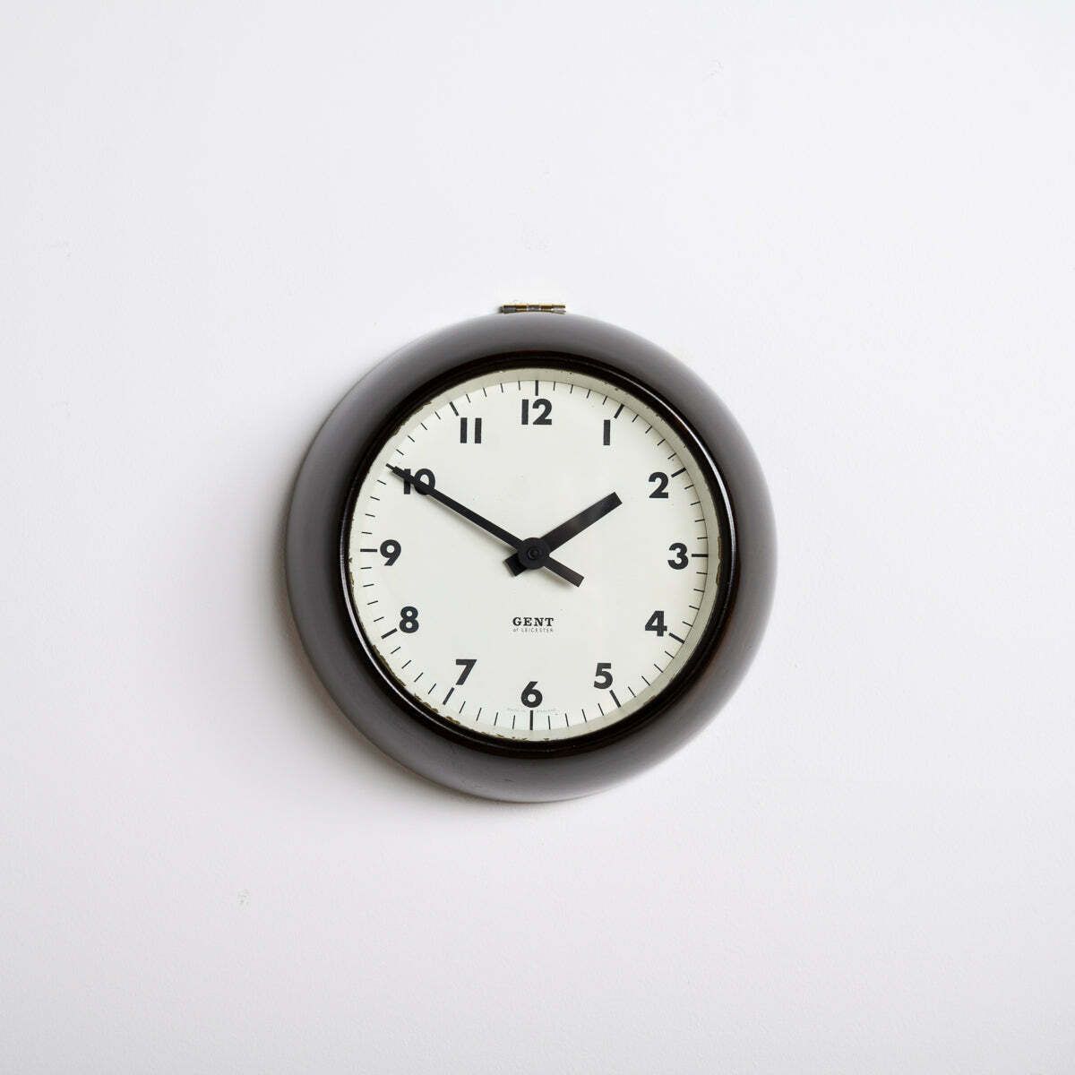Rare Extra Small Vintage Bakelite Wall Clock By Gent Of Leicester
