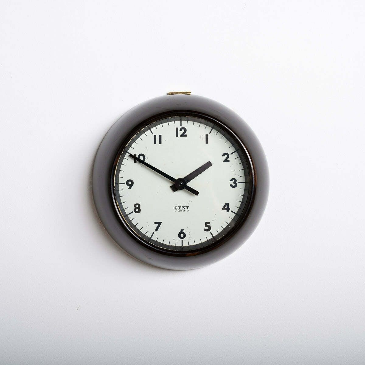 Rare Extra Small Vintage Bakelite Wall Clock By Gent Of Leicester