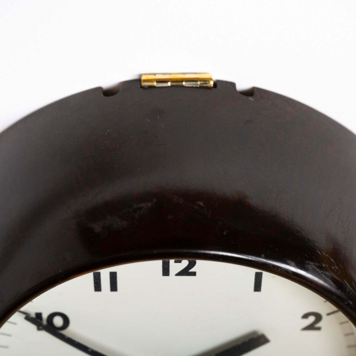photo for sale Rare Extra Small Vintage Bakelite Wall Clock By Gent Of Leicester   Ig221303a