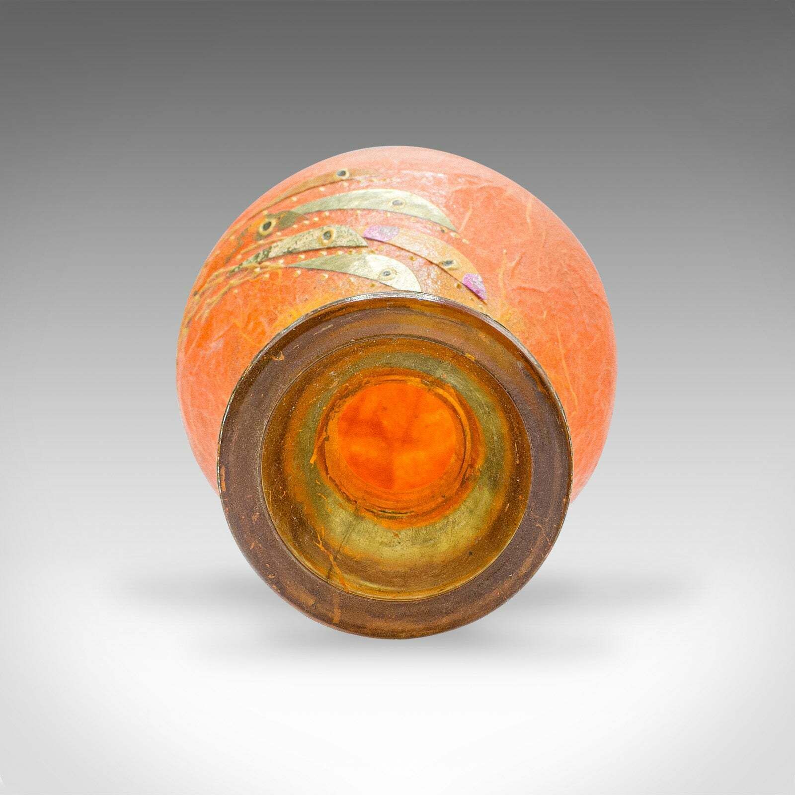 Small Contemporary Candle Stand, English, Art Glass, Votive, Posy Vase, Holder photo buy