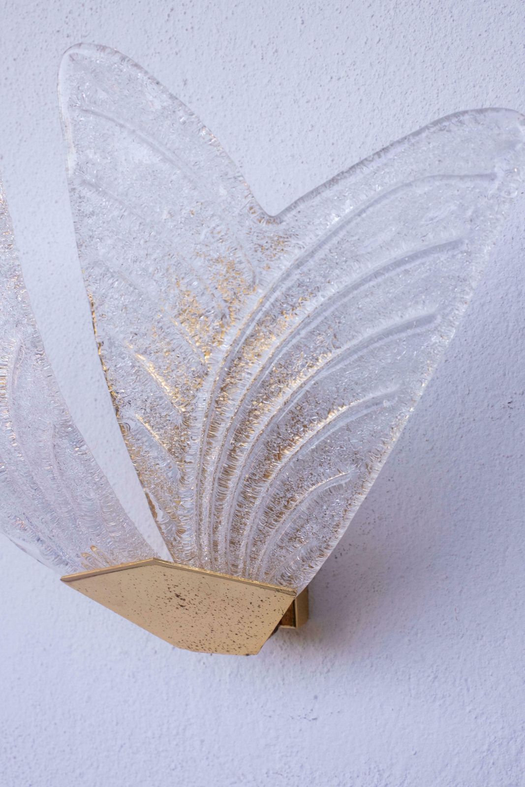 Set Of 4 Sorrento, Italian Murano Glass Wall Light, 1970s photo 1719.0