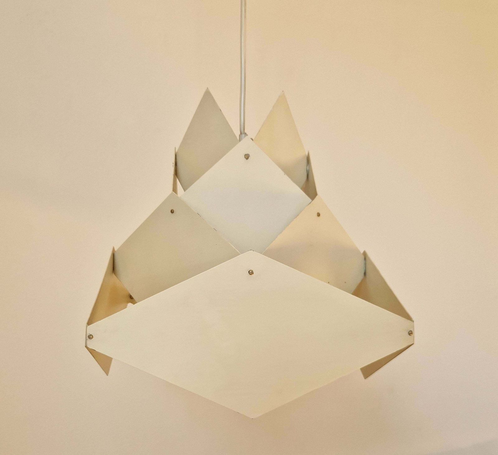 Rare Midcentury Design Pendant In Style Of Preben Dal, Denmark, 1960s photo vintage