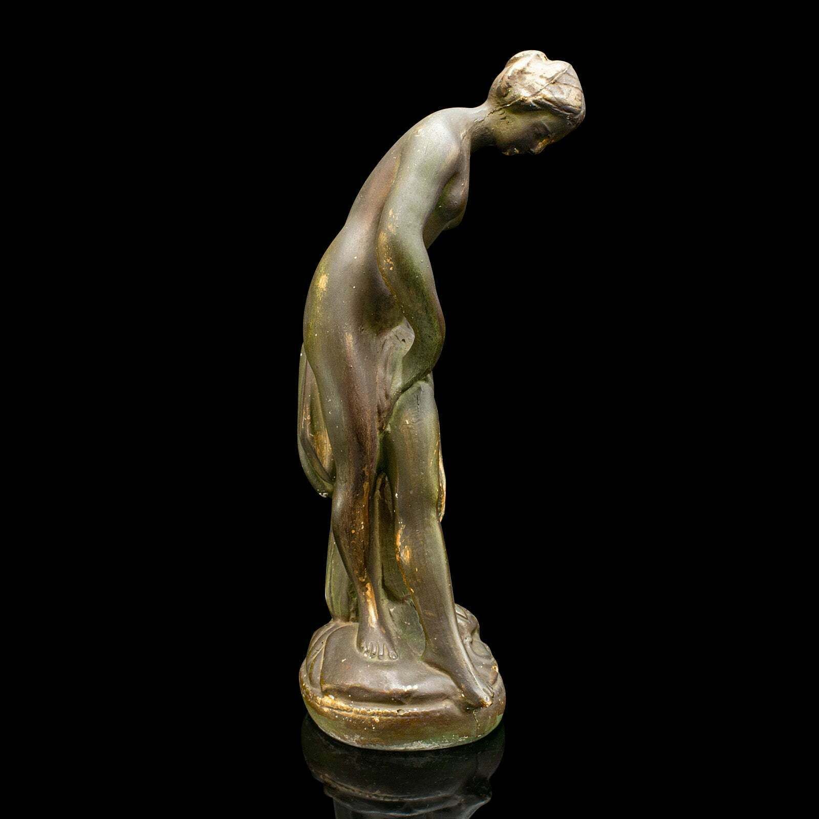 Antique Female Figure, French, Plaster Statuette, Ornament, Victorian, Classical photo for sale