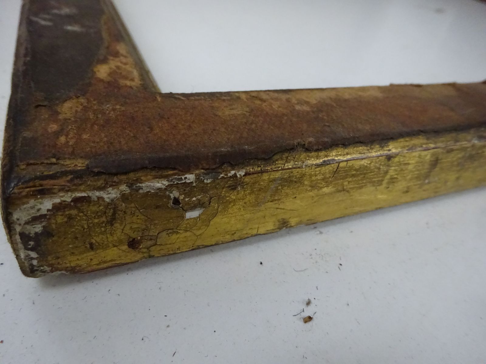 Set Of 4 Antique Gilt Gesso Hunting Theme Picture Frames Rare Find As Found photo buy