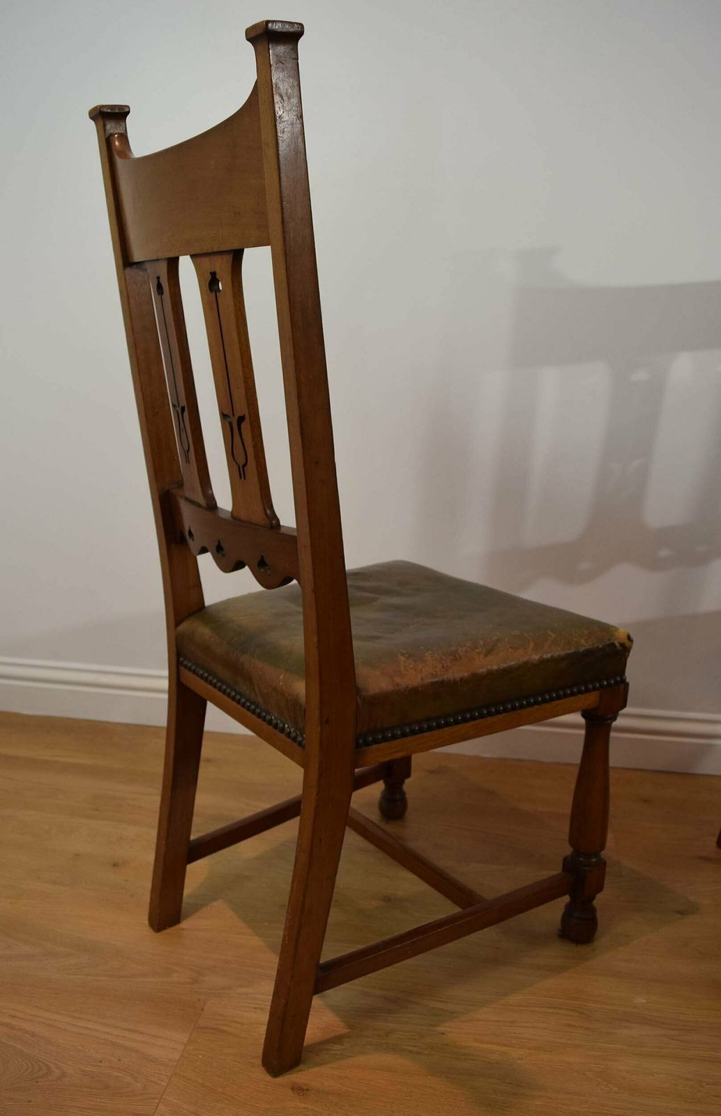 Furniture Marsh, Jones & Cribb Set Of Six Art Nouveau Dining Chairs photo