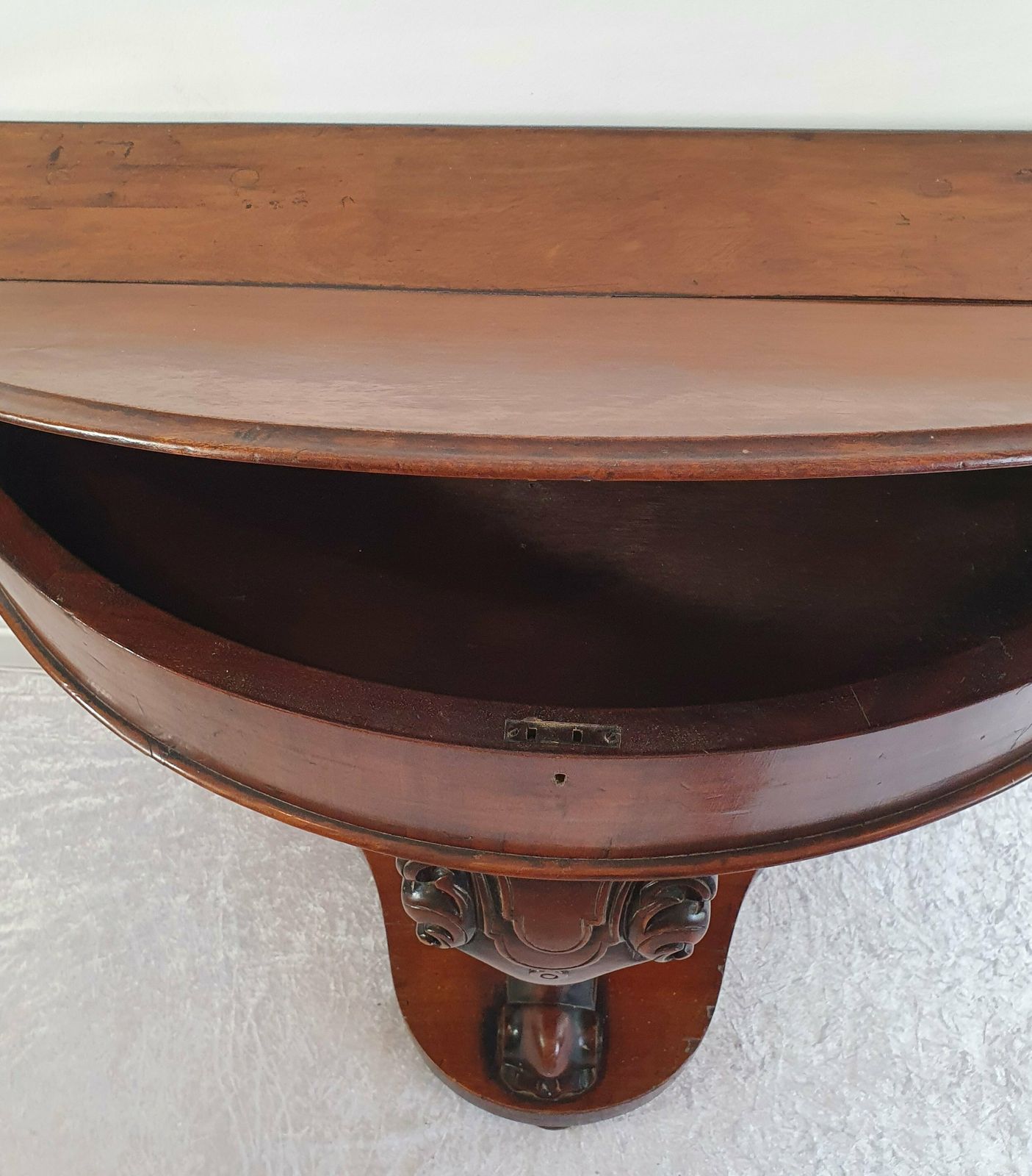 Victorian Demi Lune Console Table photo 645.0