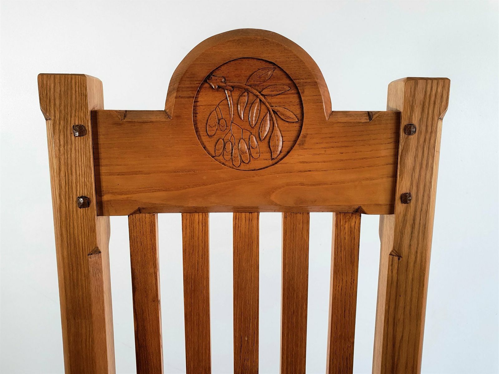 Fine Quality Arts And Crafts Oak Side Chair photo furniture