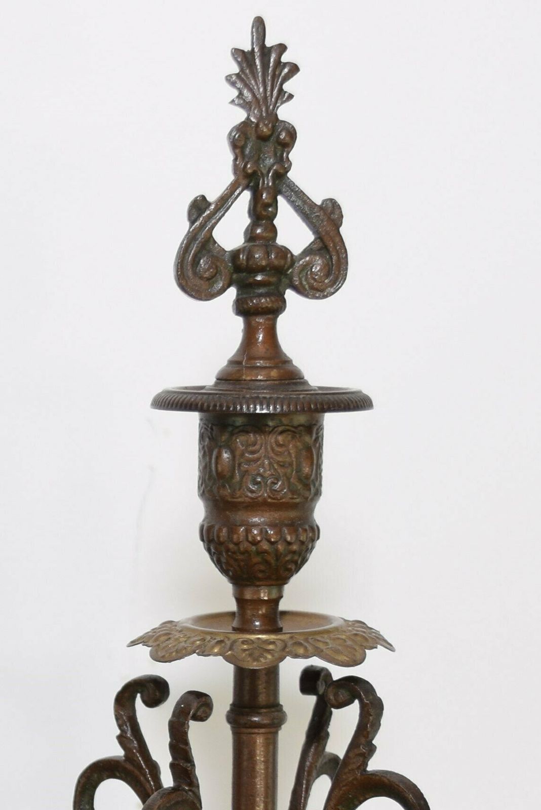 photo buy 19th Century French Rouge Marble Mantel Clock With Candelabra Garnitures