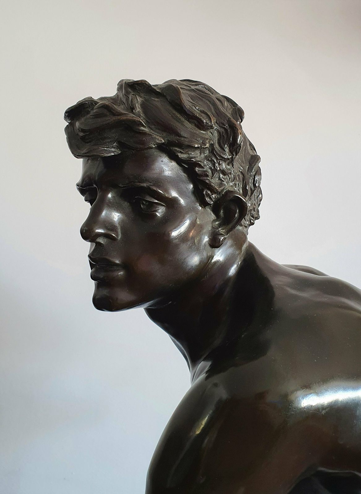 photo buy A Large Italian Bronze Sculpture Apollo