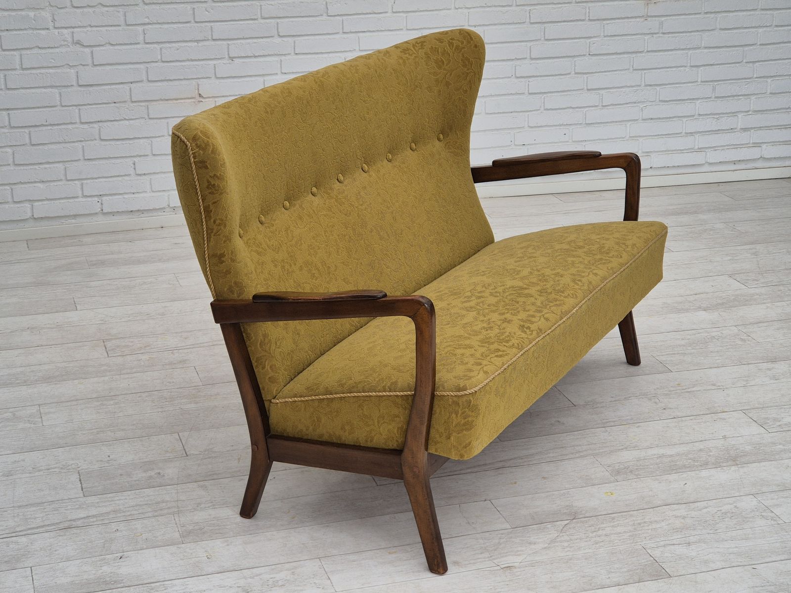 1960s, Danish 2 Seater Sofa By Søren Hansen For Fritz Hansen, Original Condition. photo for sale