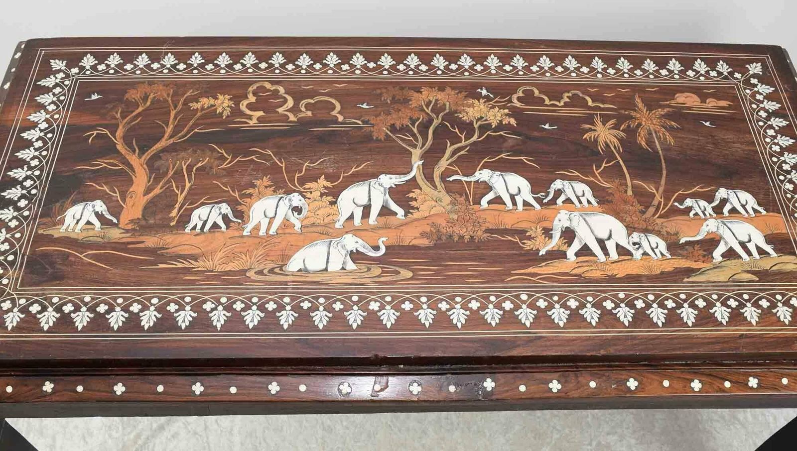 Anglo Indian Occasional Table, Mid 20th Century photo vintage