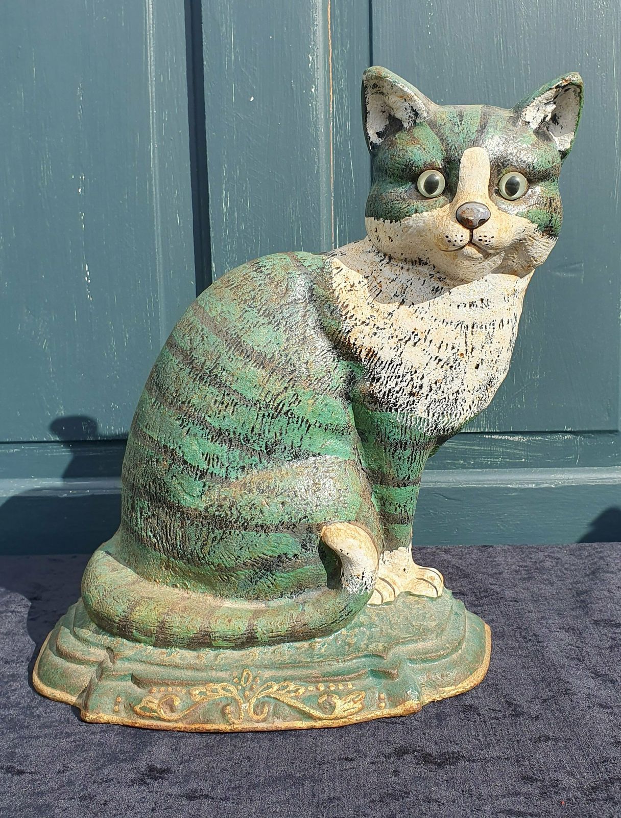 Cast Iron Cat Doorstop
