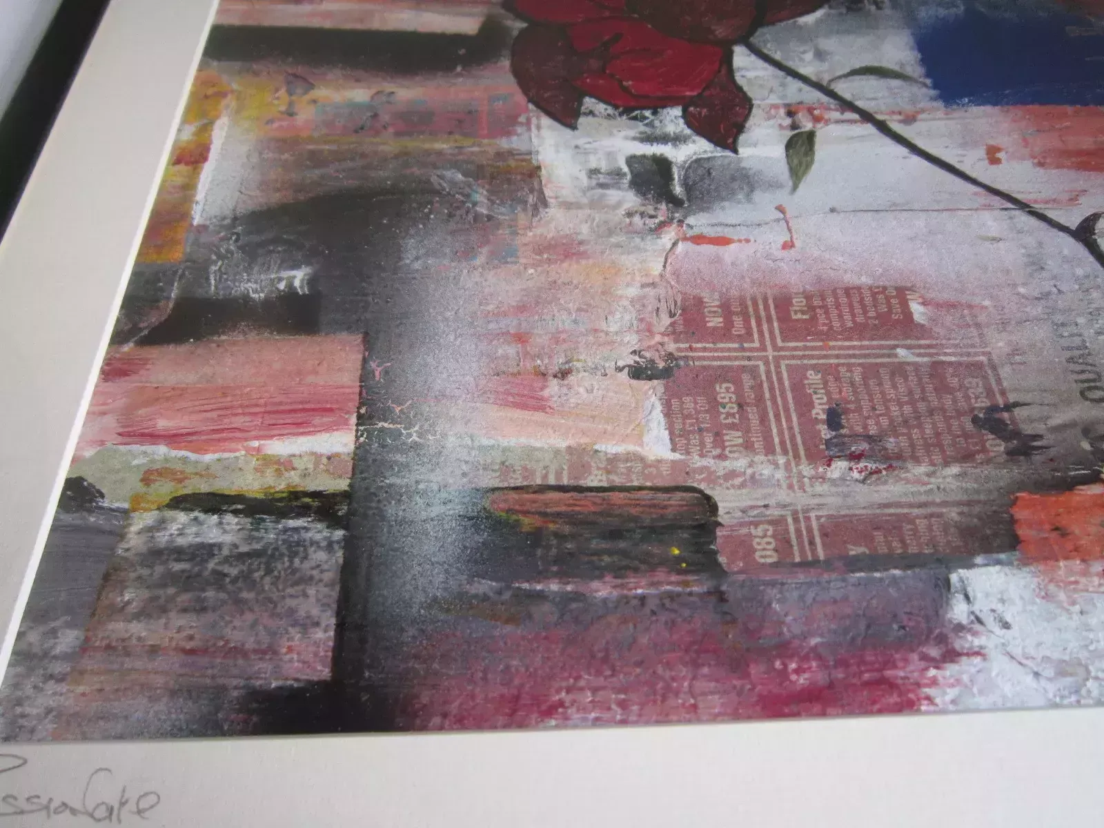 photo furniture Original Art Mixed Media On Vinyl Passionate By Anthony Pendlebury Framed