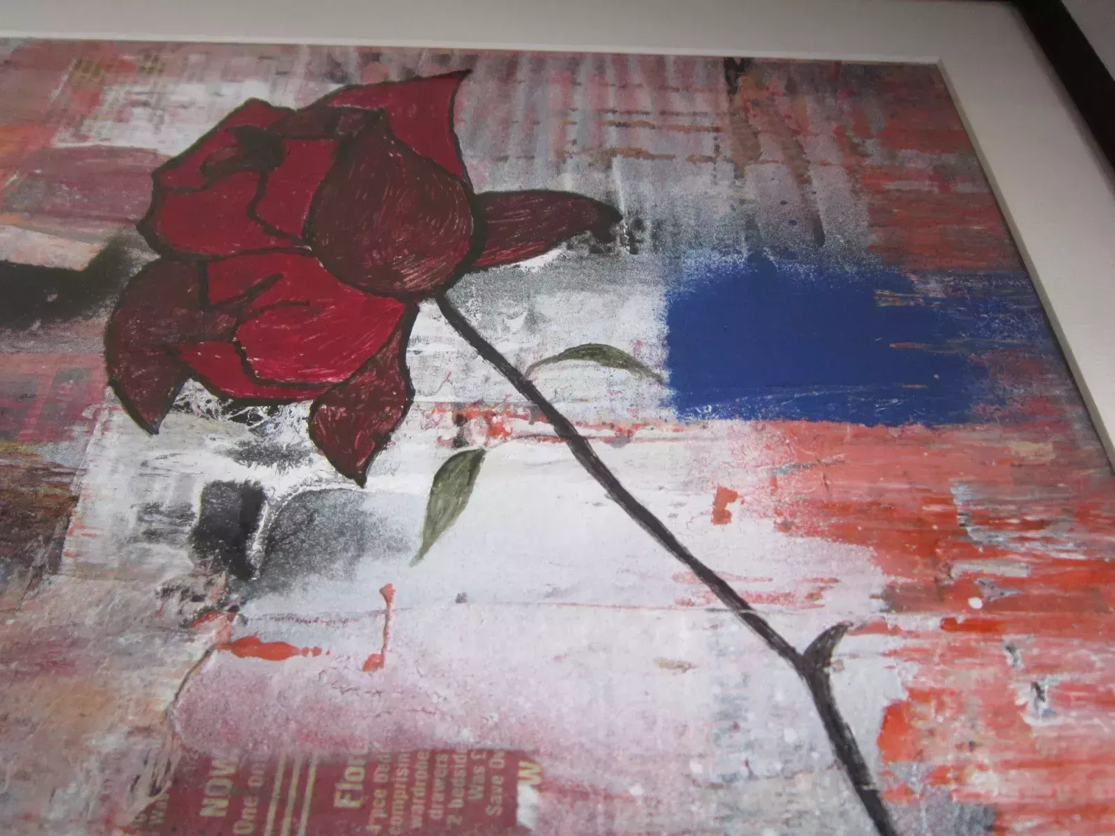photo for sale Original Art Mixed Media On Vinyl Passionate By Anthony Pendlebury Framed