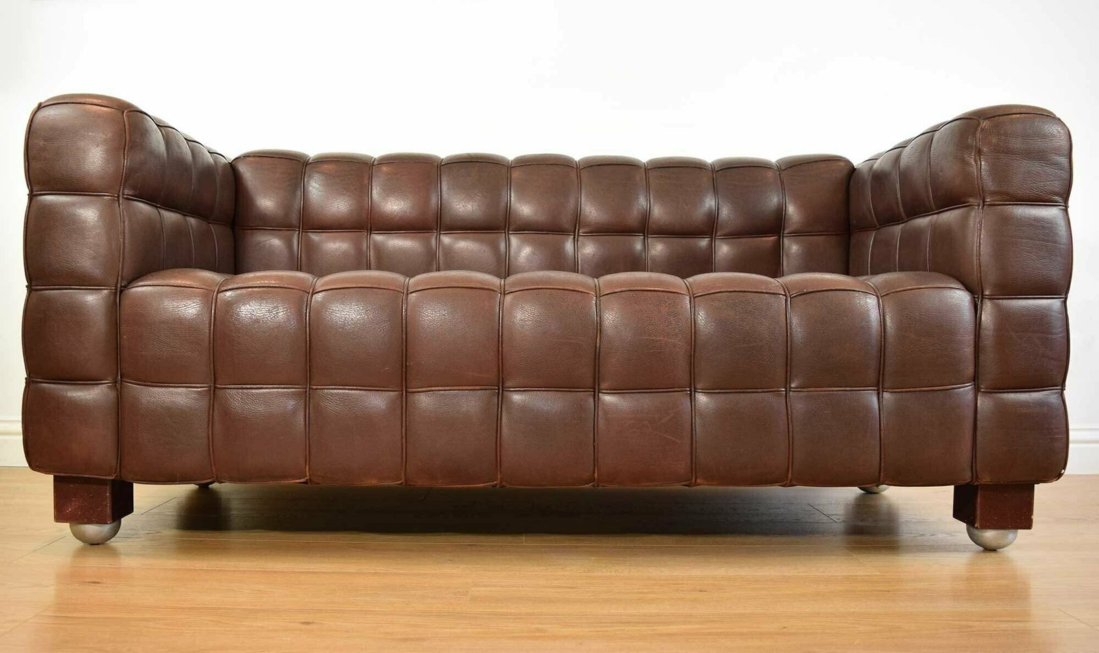 Josef Hoffman “Kubus” Sofa By Wittmann photo for sale
