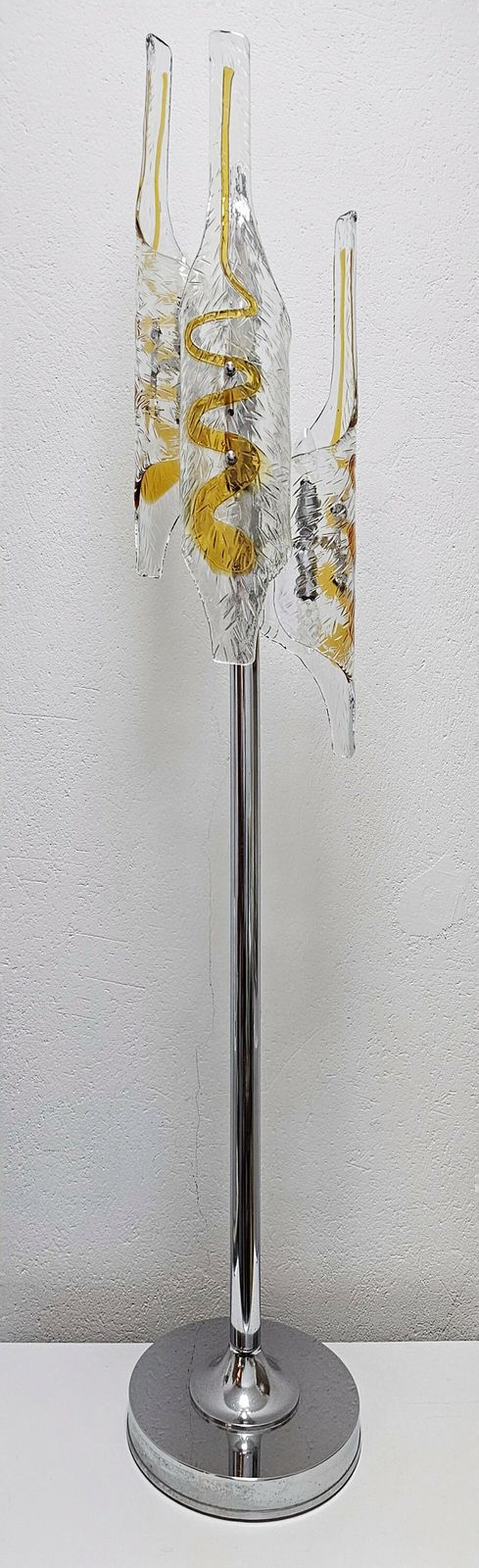 Mid Century Modern Floor Lamp Designed By Toni Zuccheri For Mazzega // Made In Italy In 1970s photo Lighting