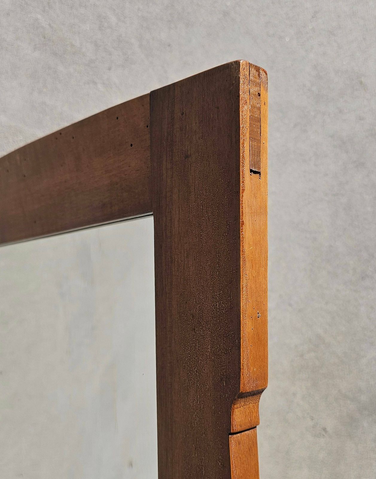 Vienna Secession Mirror With Walnut Frame // Art Nouveau Mirror // Made In Austria In 1900s photo 680.0