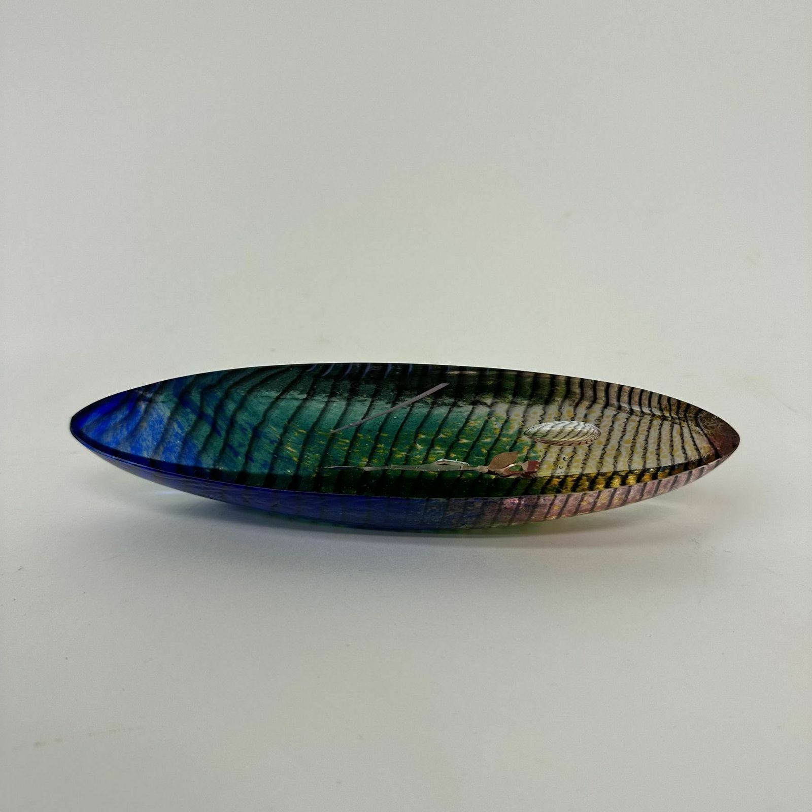 Bertil Vallien For Kosta Boda Glass Boat , 1990’s Sweden
