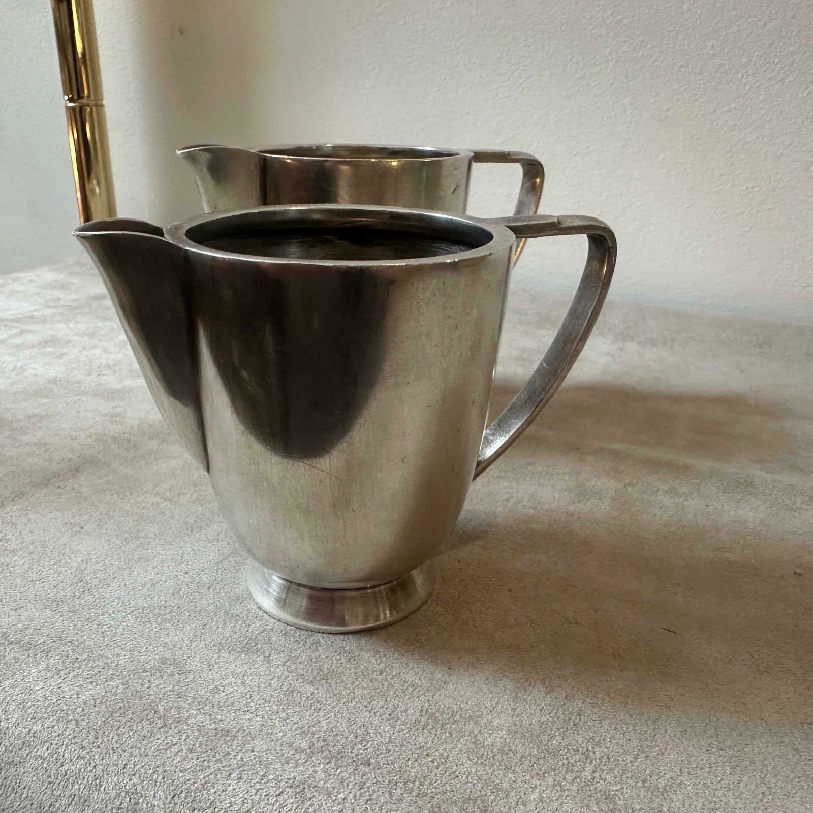 Two 1940s Art Deco Coffee Pots Designed By Gio Ponti For Fratelli Calderoni photo buy