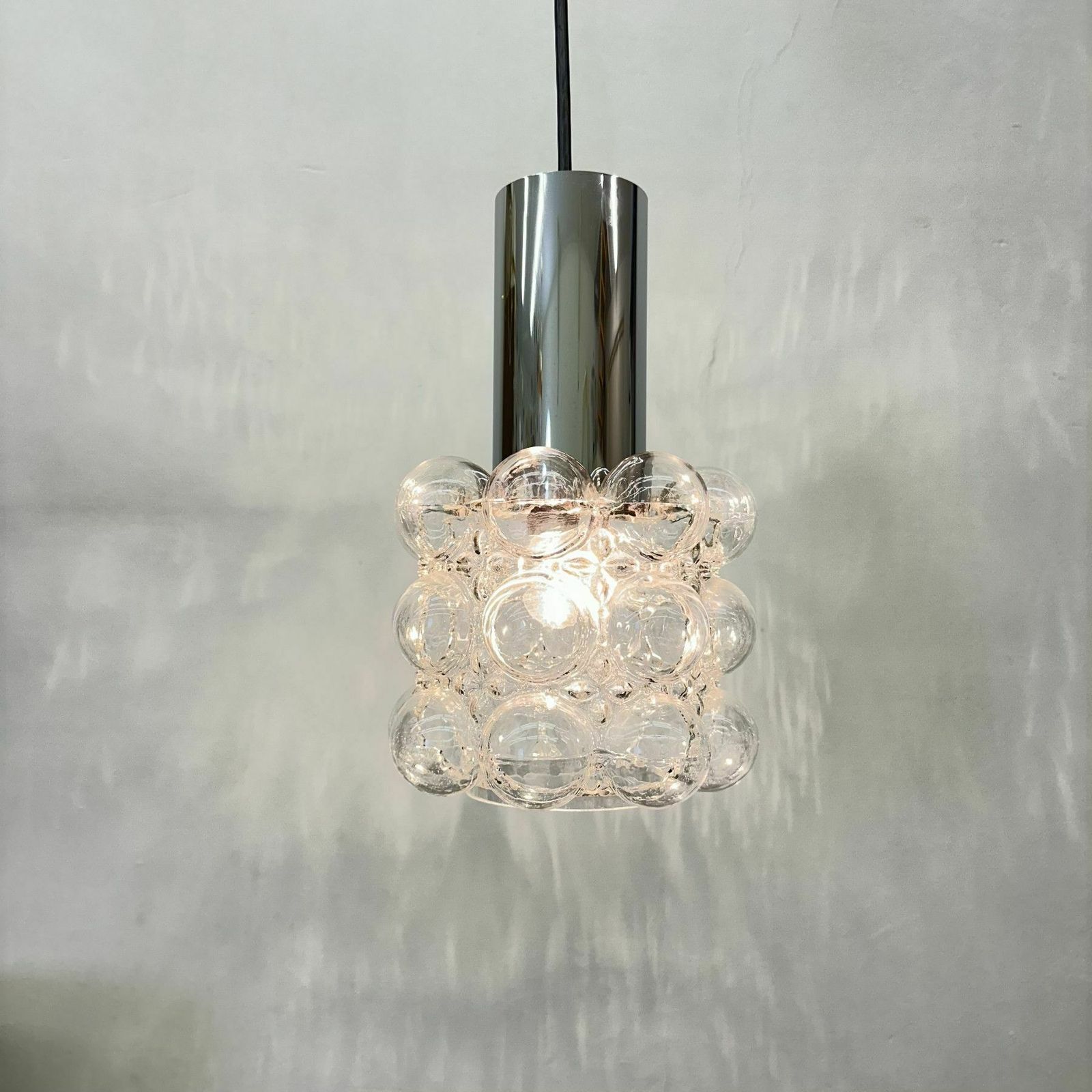 Bubble Glass Pendant By Helena Tynell For Limburg, Germany, 1970s photo 680.0