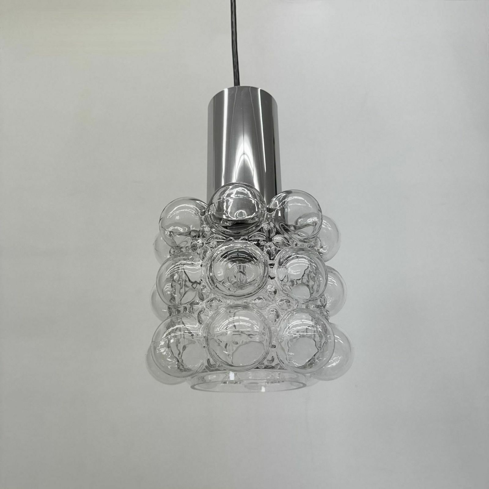 photo vintage Bubble Glass Pendant By Helena Tynell For Limburg, Germany, 1970s
