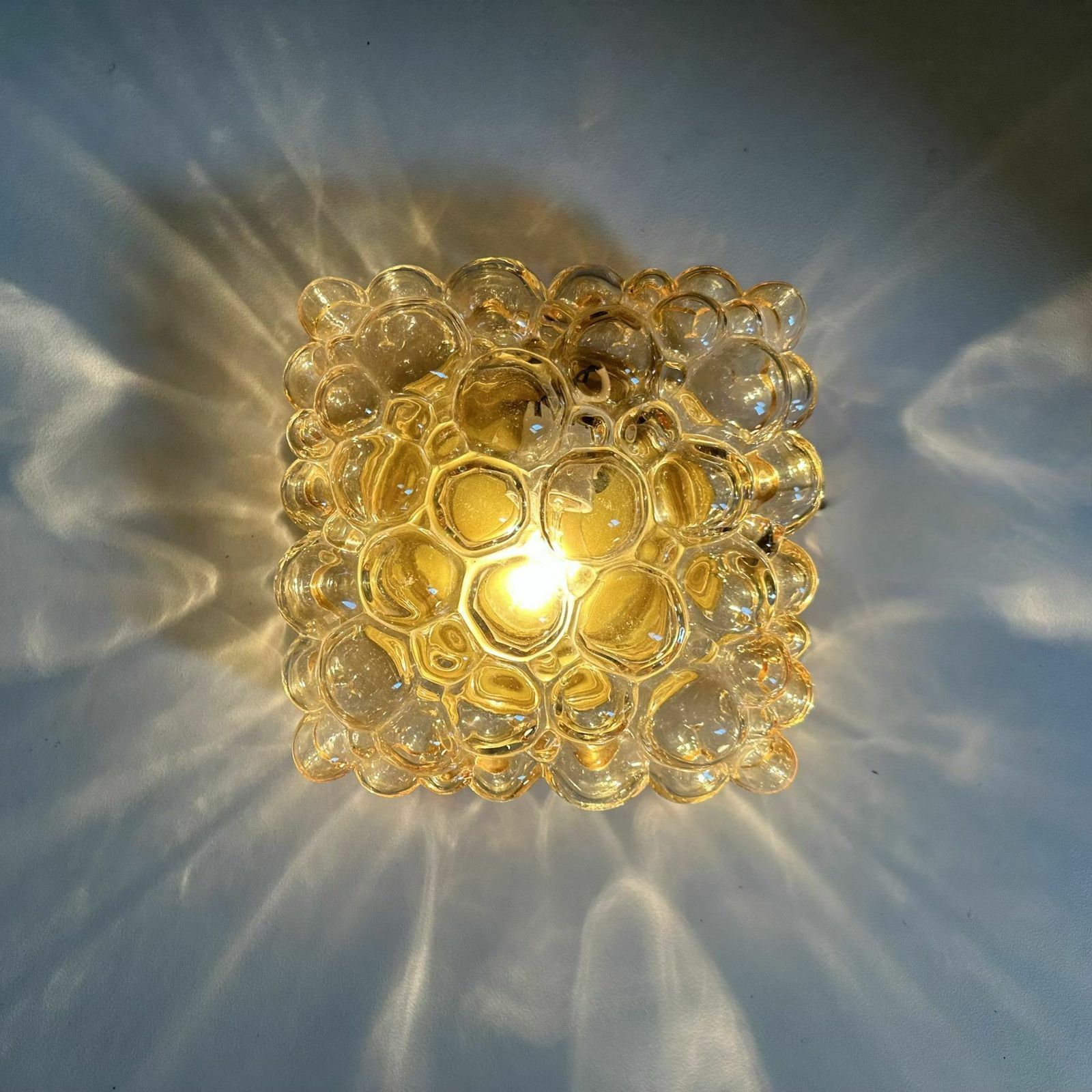 Helena Tynell Bubble Glass Flush Mount Ceiling Lamp, Jaren 1970, Duitsland photo furniture