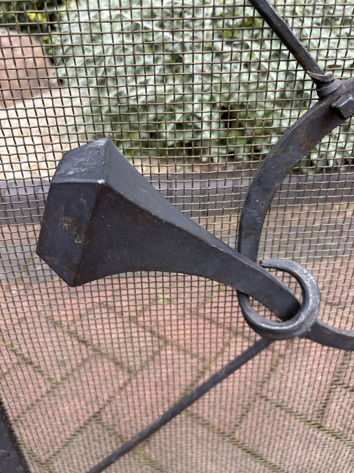 Hand Forged Wrought Iron Fire Guard Screen photo Home Fixtures