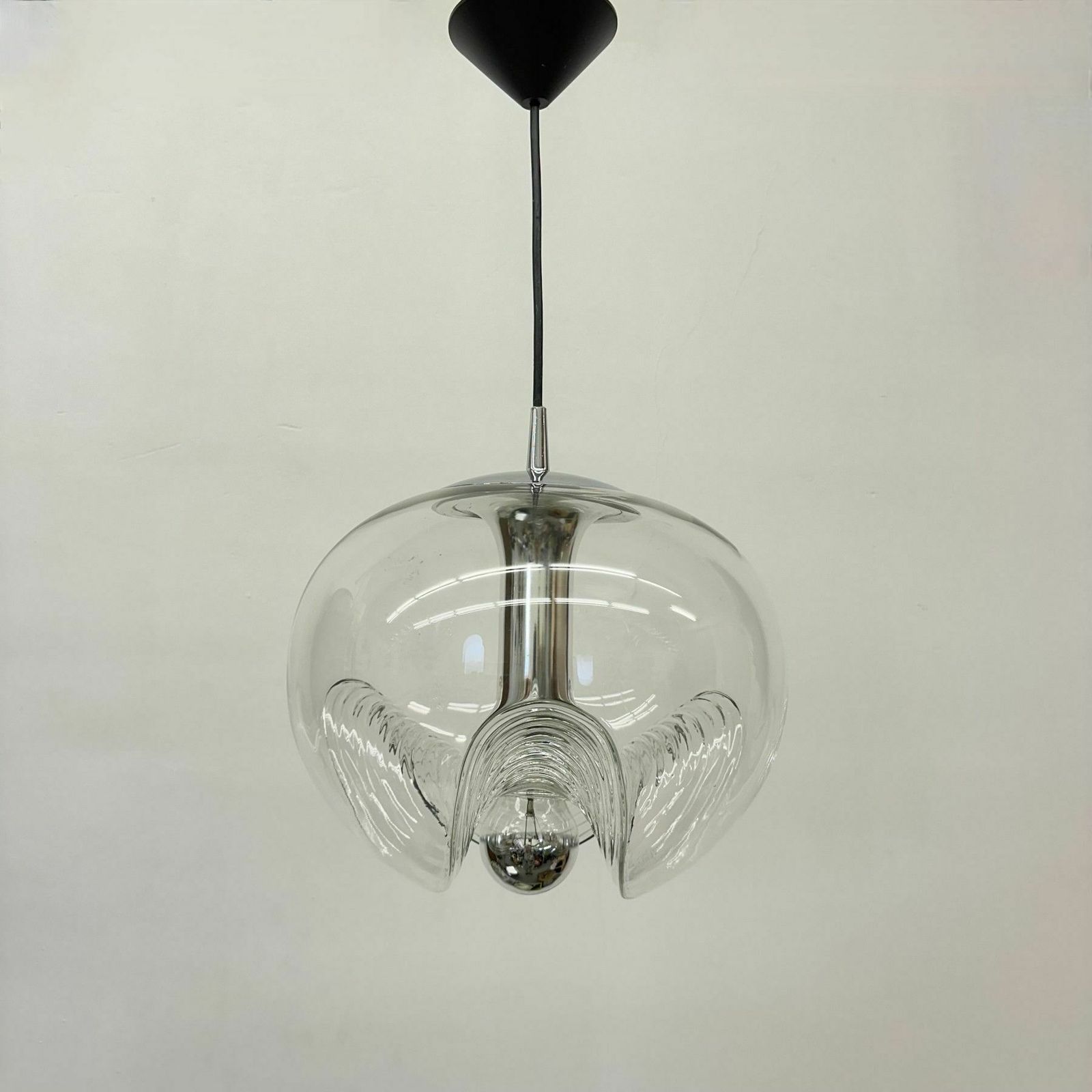 Peil & Putzler ‘Futura’ Hanging Lamp By Koch & Lowy ,1970s photo for sale