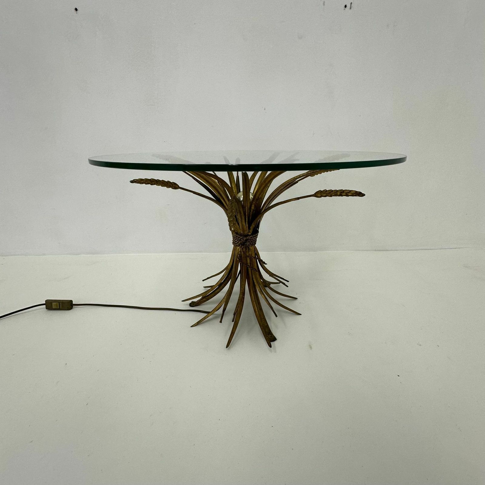 Illuminated Wheat Sheaf Side Table , 1970s photo 680.0