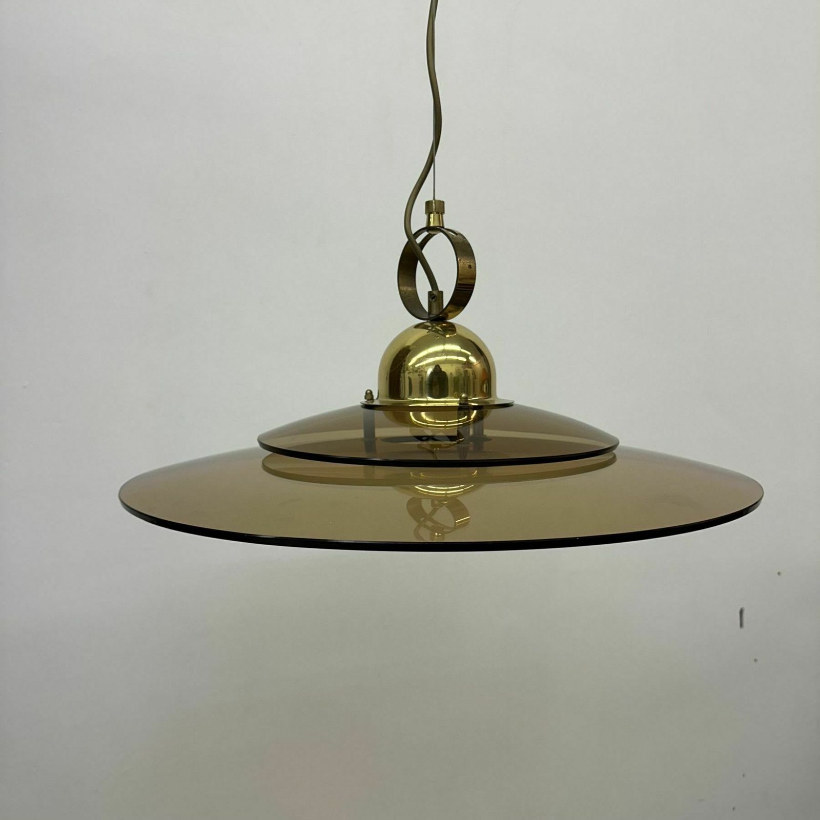Sölken Leuchten Glazen Hanglamp, Jaren 1970 photo furniture