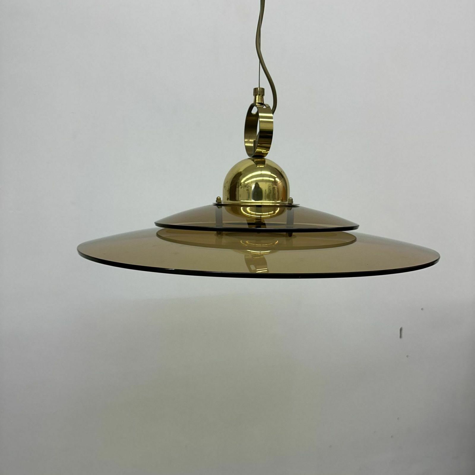 photo for sale Sölken Leuchten Glazen Hanglamp, Jaren 1970
