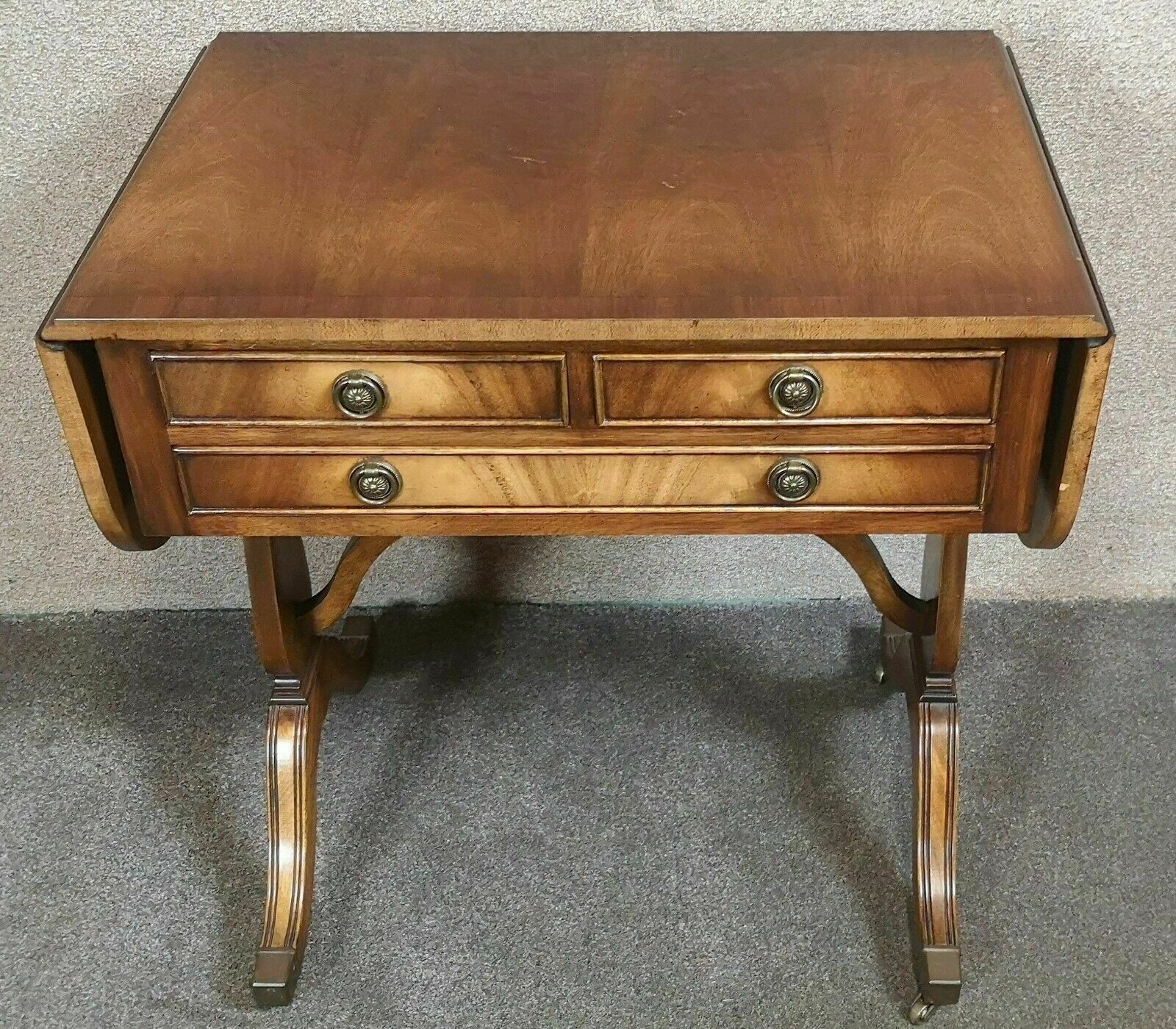 Mahogany Sofa Table By Bevan Funnell Reprodux Avena Av872 photo furniture