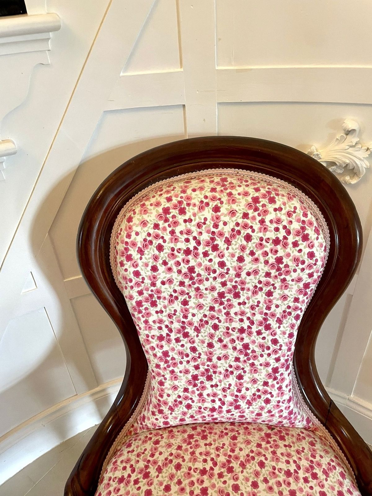Antique 19th Century Mahogany Ladies Chair photo furniture