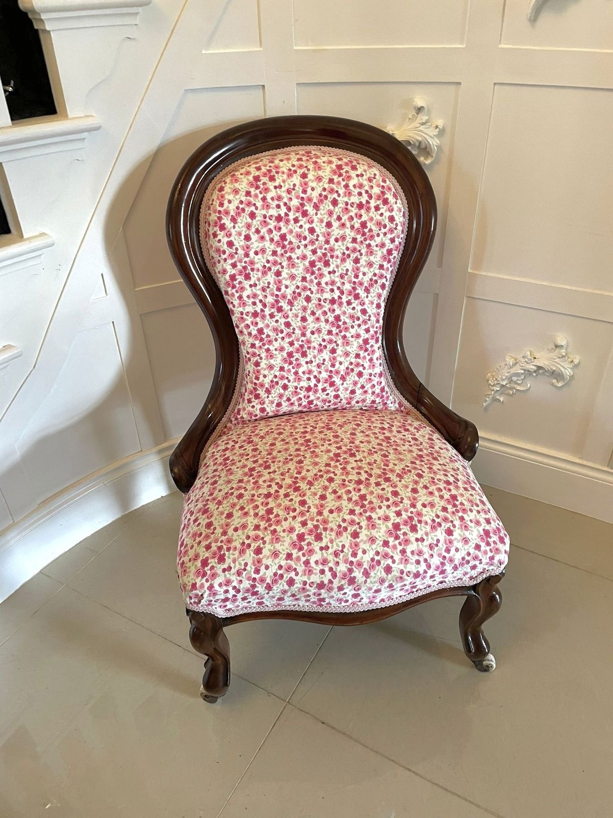 Antique 19th Century Mahogany Ladies Chair photo vinterior