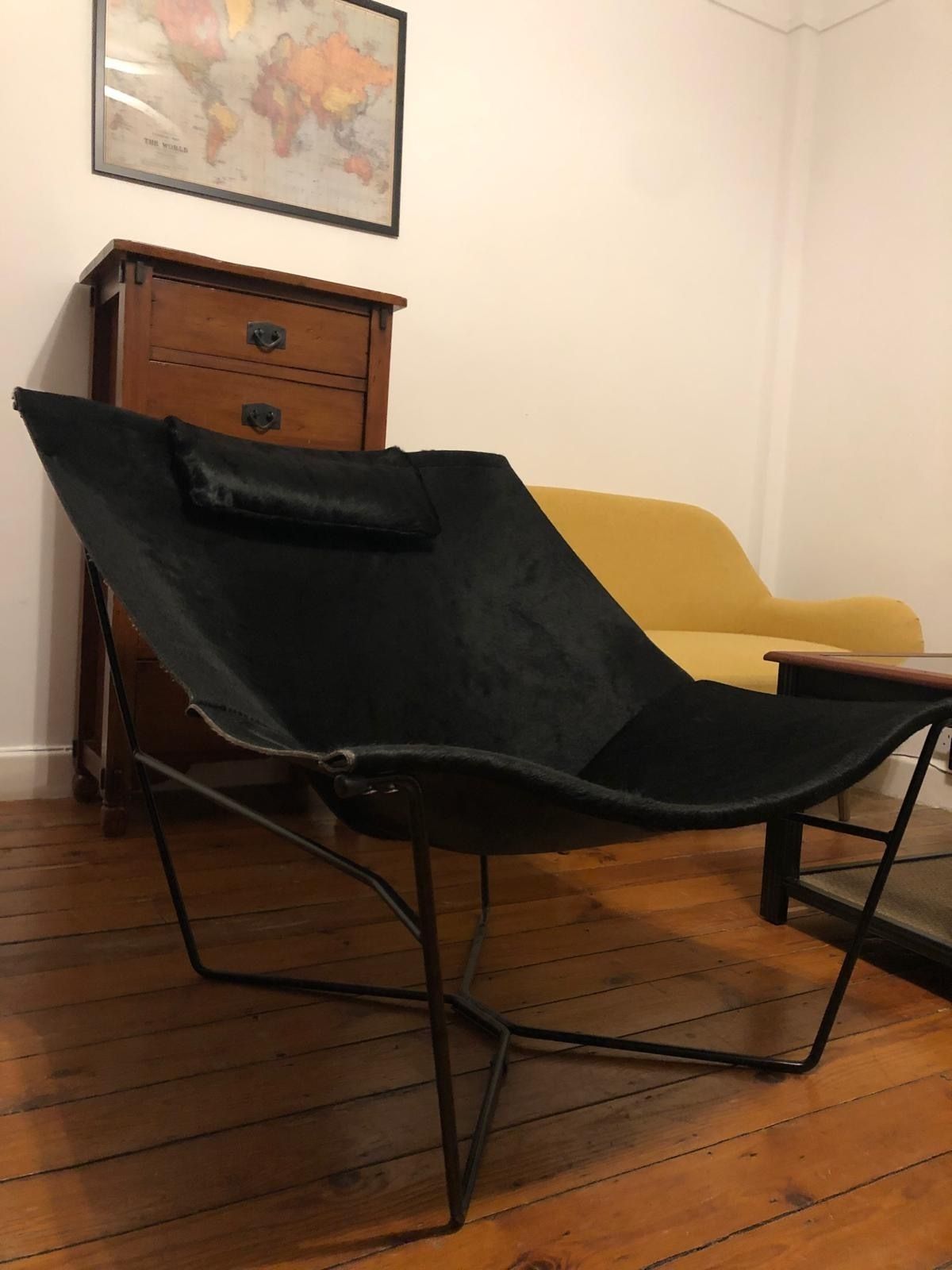 David Weeks Habitat Vintage Chair   Pony Hair