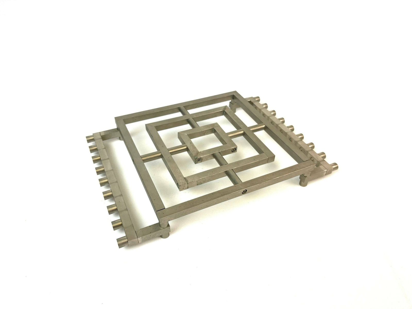 Unique The Mill Game Mid Century Space Age Metal 2,8 Kg Sculpture Artist Object photo Home Decor