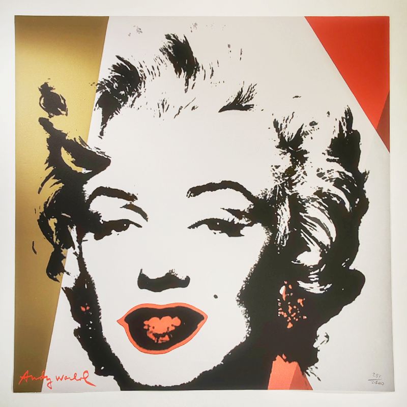 1980s Andy Warhol "Marilyn Monroe" Limited Numbered Edition Lithograph By Cmoa.