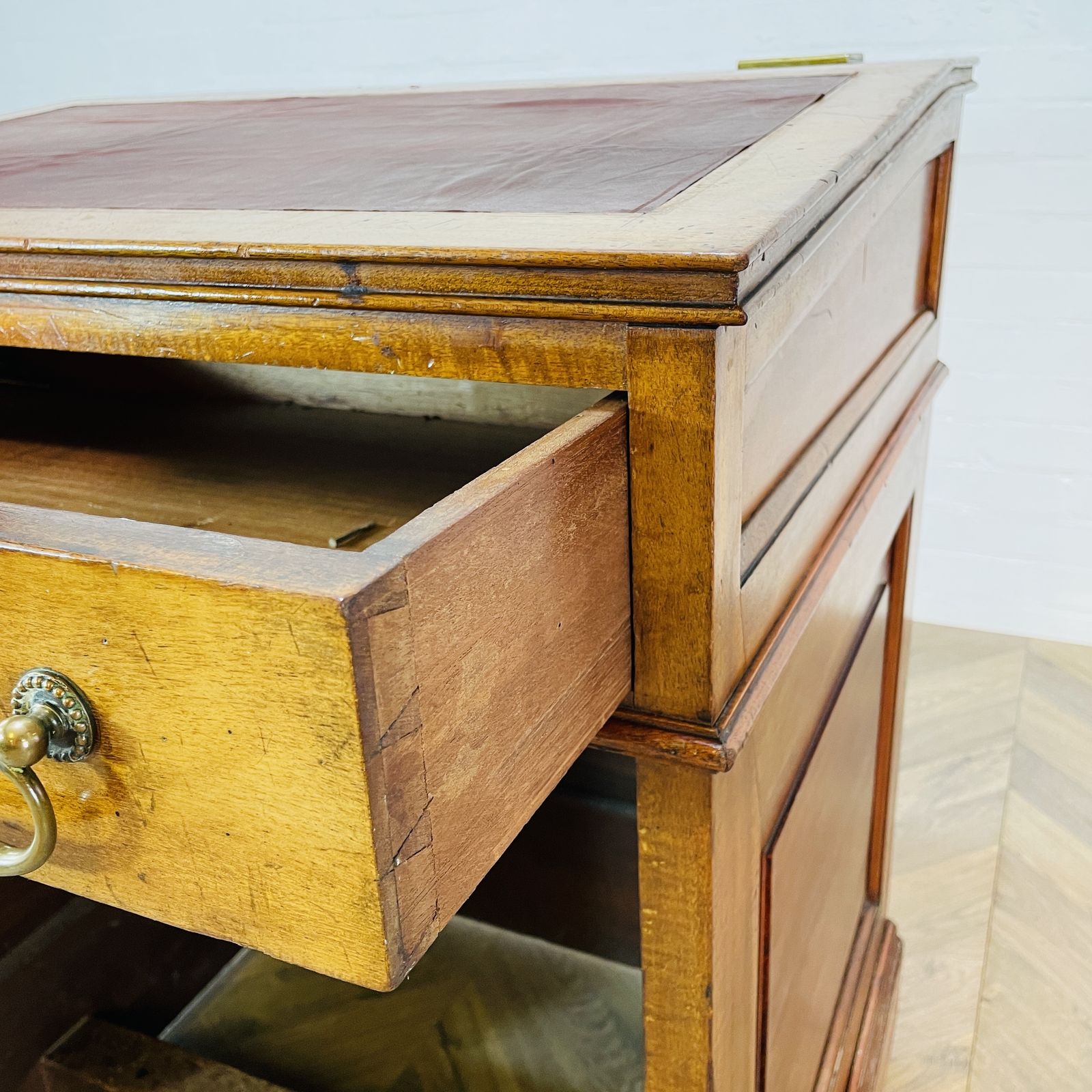 Antique English Oak Davenport Desk On Castors, Circa 1900s photo buy