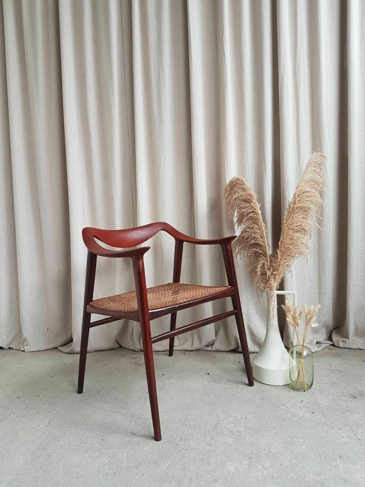 Vtg Mid Century Norwegian Rolf Rastad & Adolf Relling Bambi Chair Armchair photo for sale