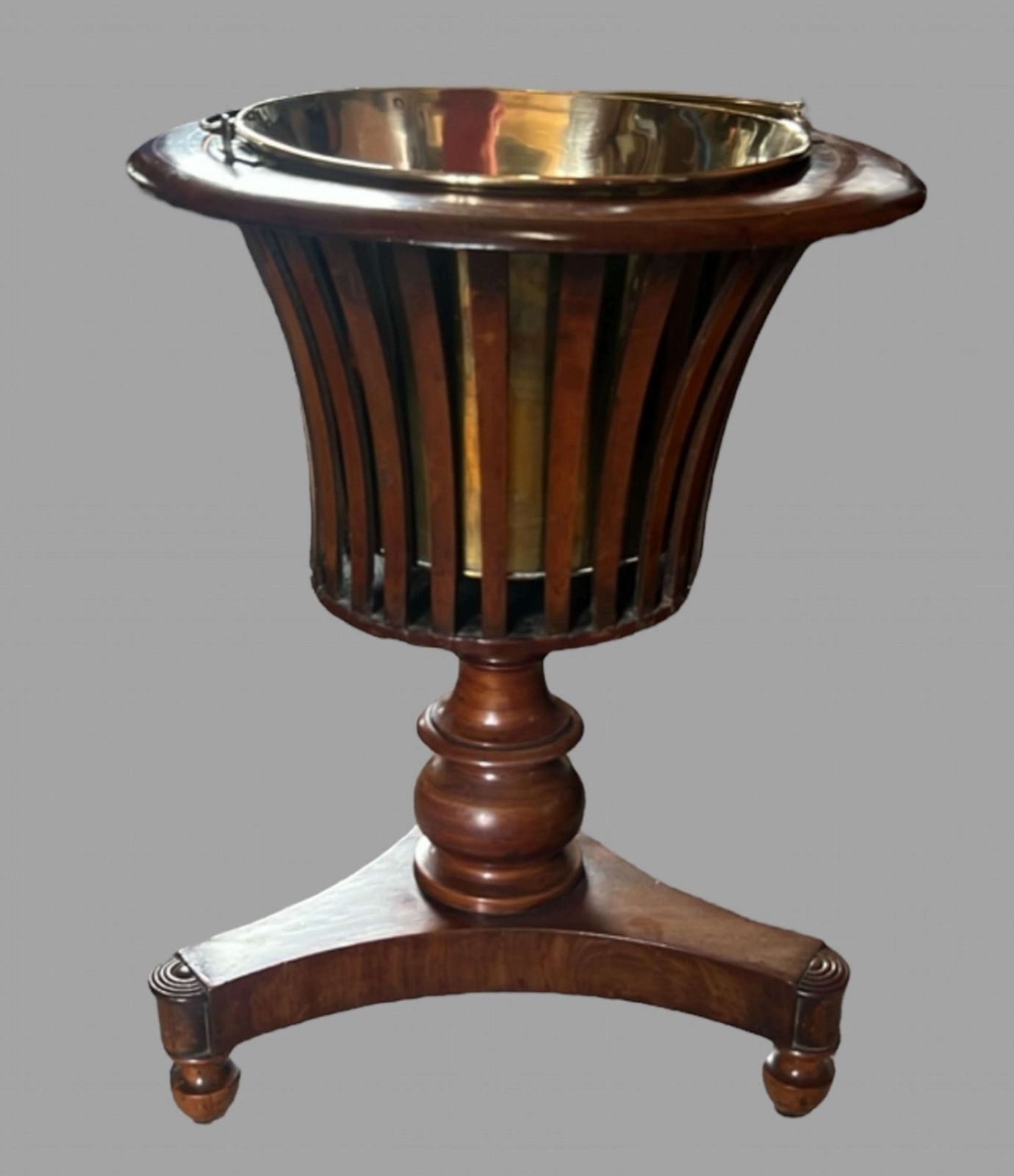 A Georgian Regency Walnut Tea Stove/Jardiniere photo furniture